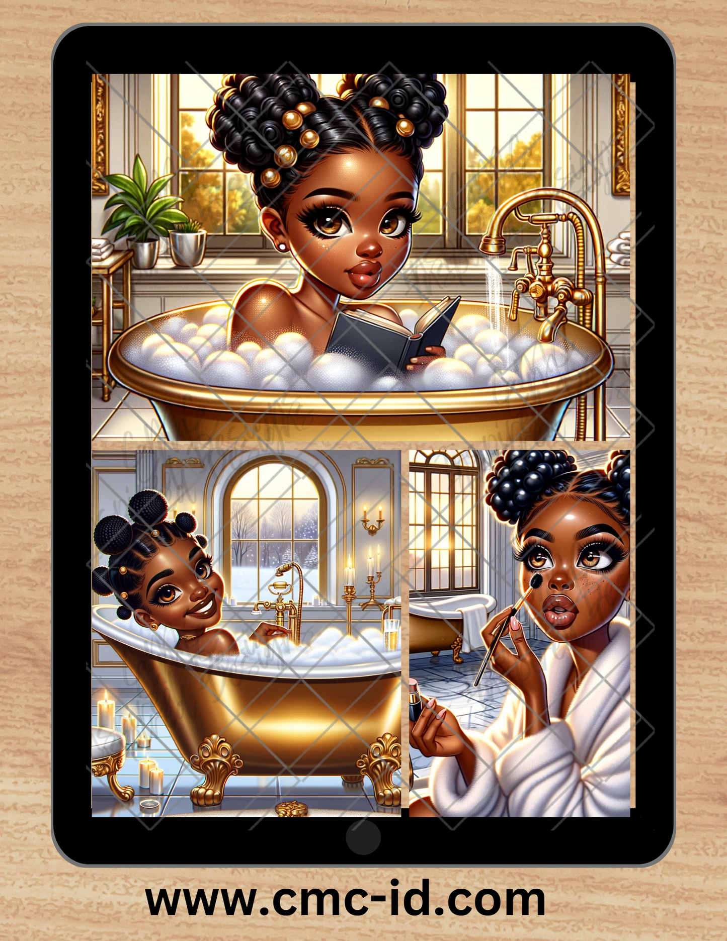 DALLE - ChatGPT Prompt Guide D3 112423 - Bathroom Beauties