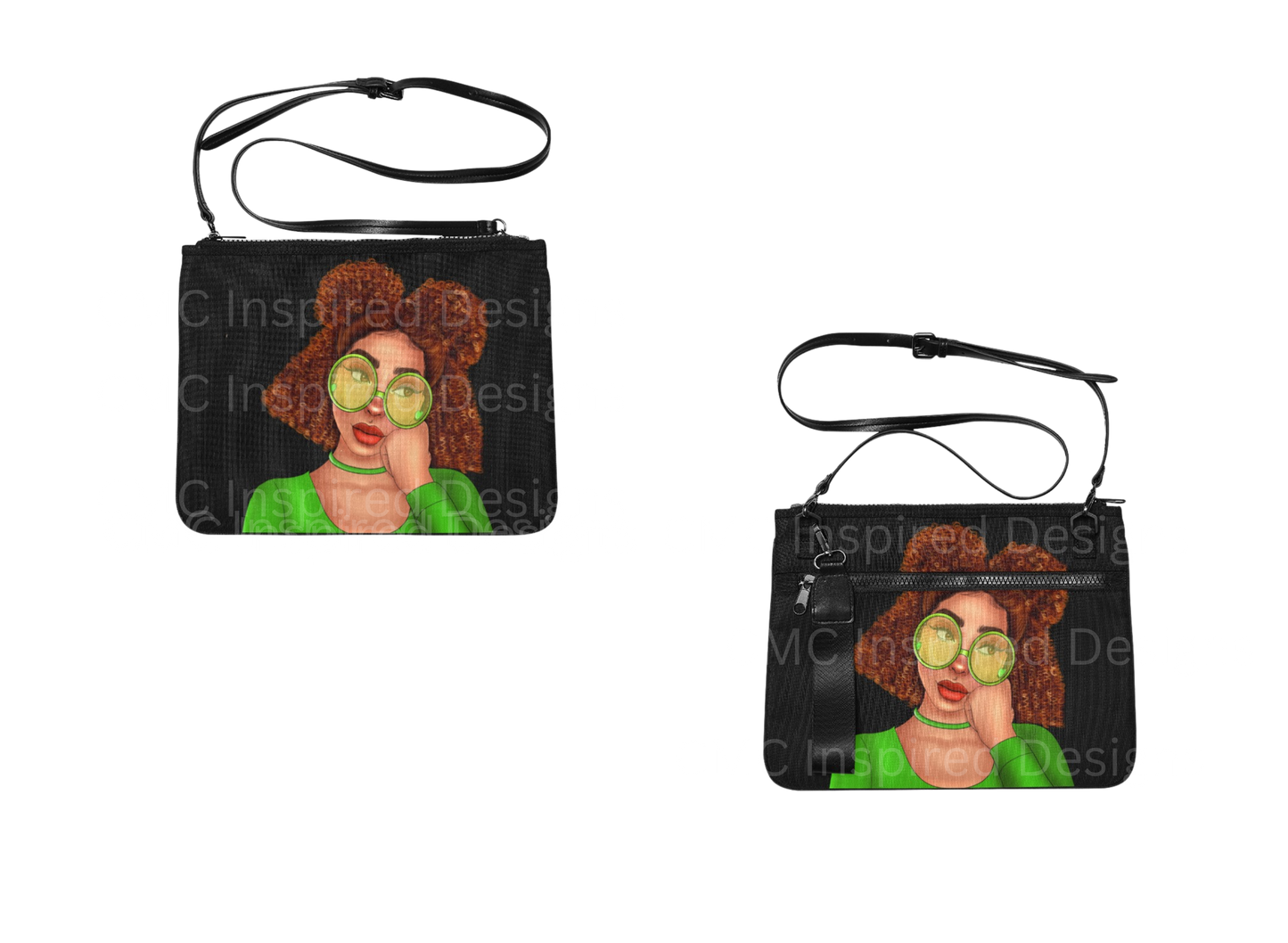 Slim Clutch Bag - Side Eye Lime Green LS