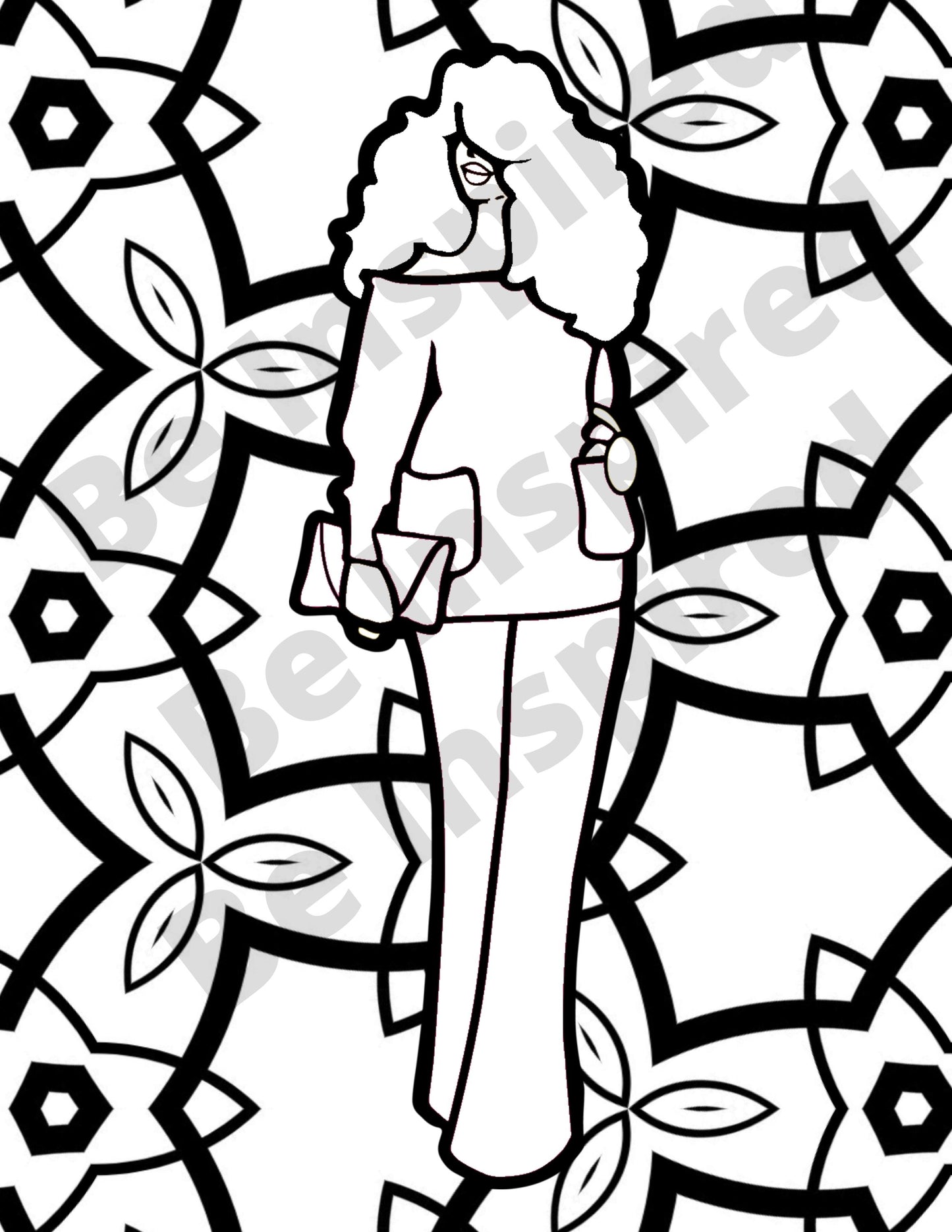 Digital coloring page KJ10142101