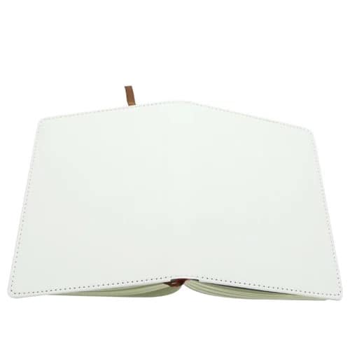 Red brim Rocki leather journal