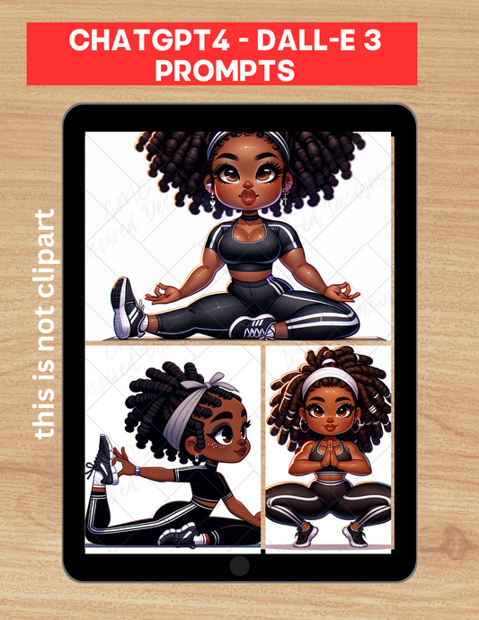 Dall E 3 Prompt Guide  - Yoga Girls