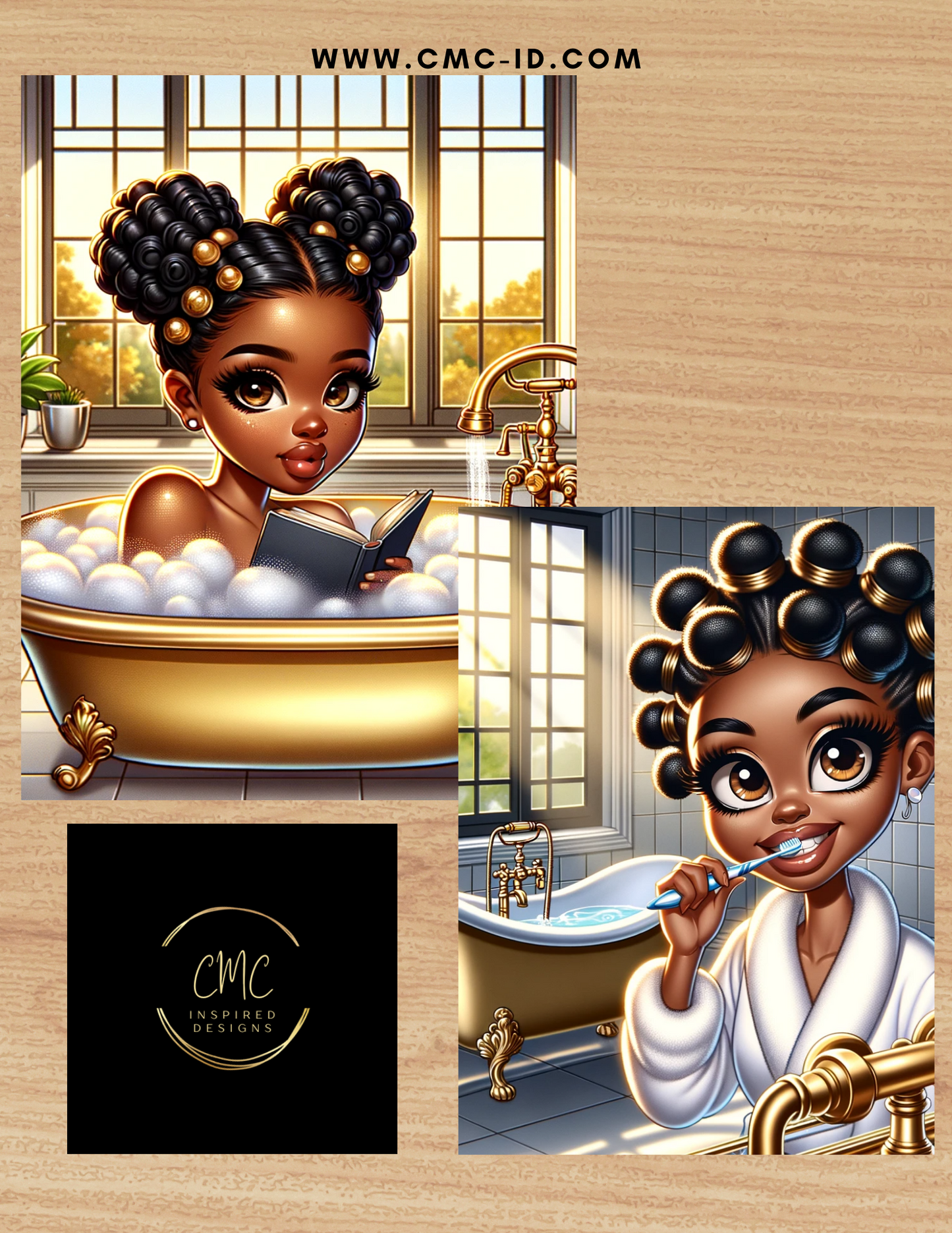 DALLE - ChatGPT Prompt Guide D3 112423 - Bathroom Beauties